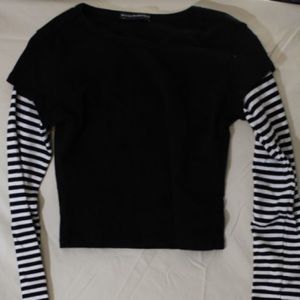 striped brandy melville long sleeve